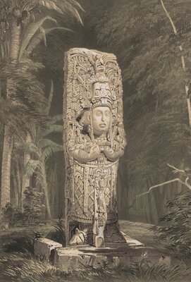 "Altar at Copan, Hondurus"