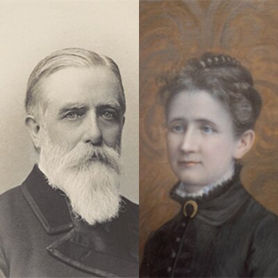 Jennie McGraw and Willard Fiske