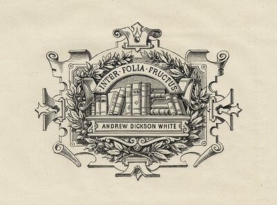 Andrew Dickson White's Bookplate